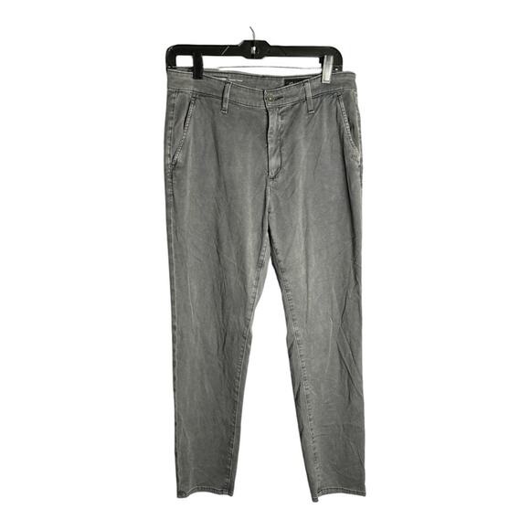 Adriano Goldschmied Caden Gray Tailored Mid Rise Trousers Size 27 - Picture 1 of 9
